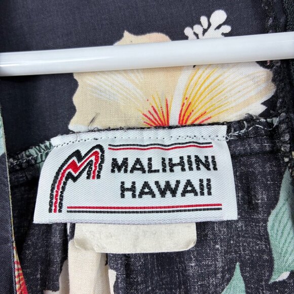 VTG 60s/70s Malihini Hawaii Floral Hawaiian Dress Size Small Coastal - Picture 6 of 10